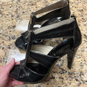 Michael Kors black patent heels